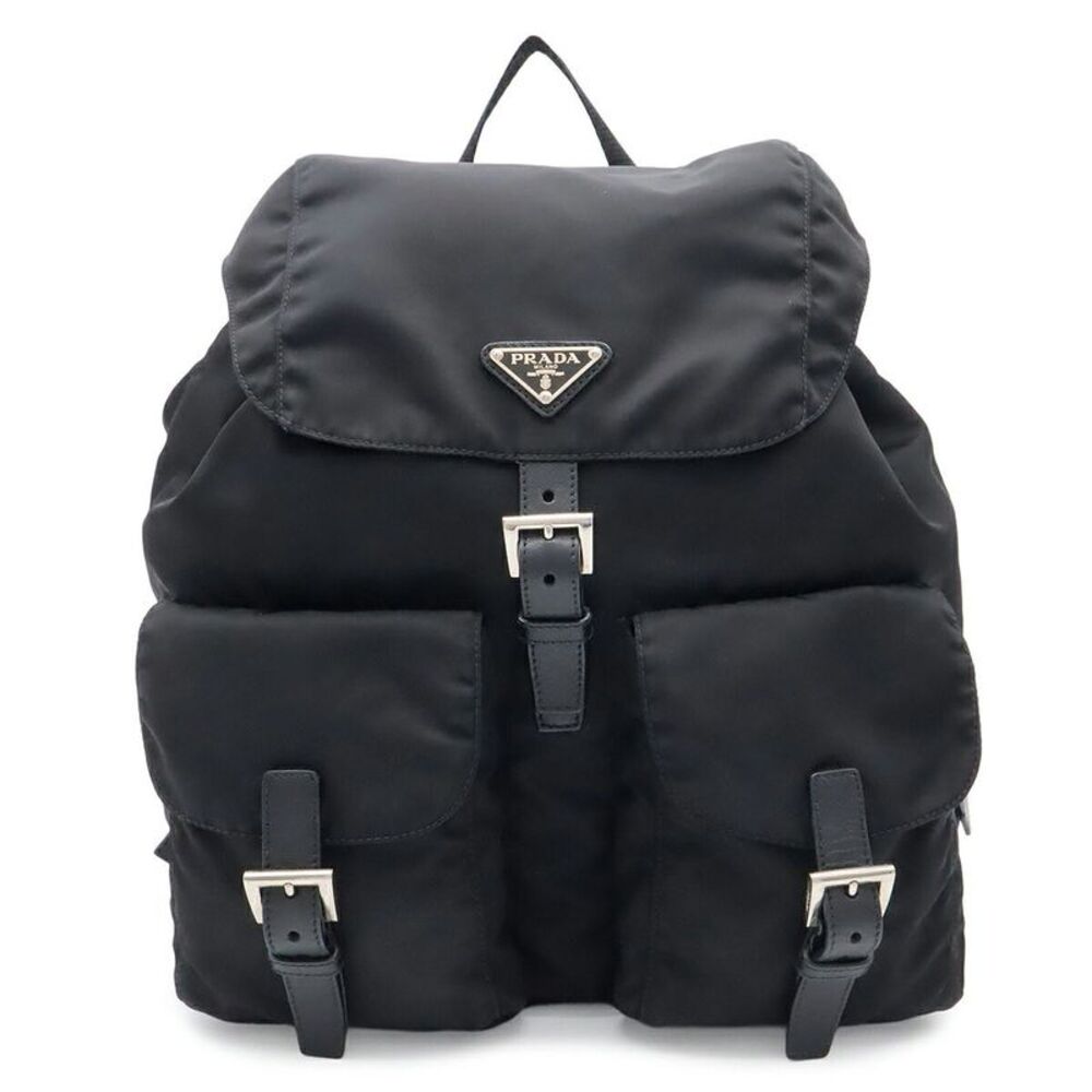 Prada Nylon Leather Backpack